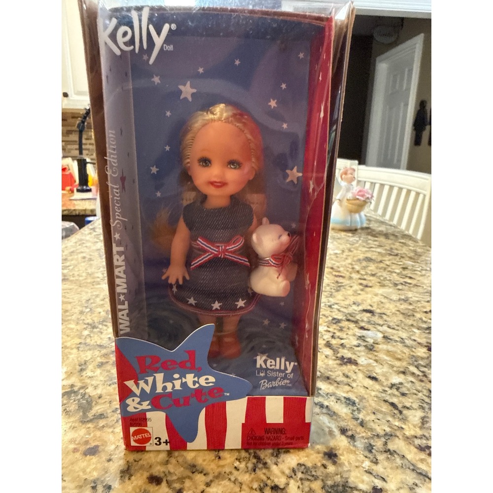 Barbie Kelly Red White & Cute Special Edition Doll Walmart Exclusive 2003 B2995